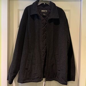 Roots Men's Wool zip up jacket